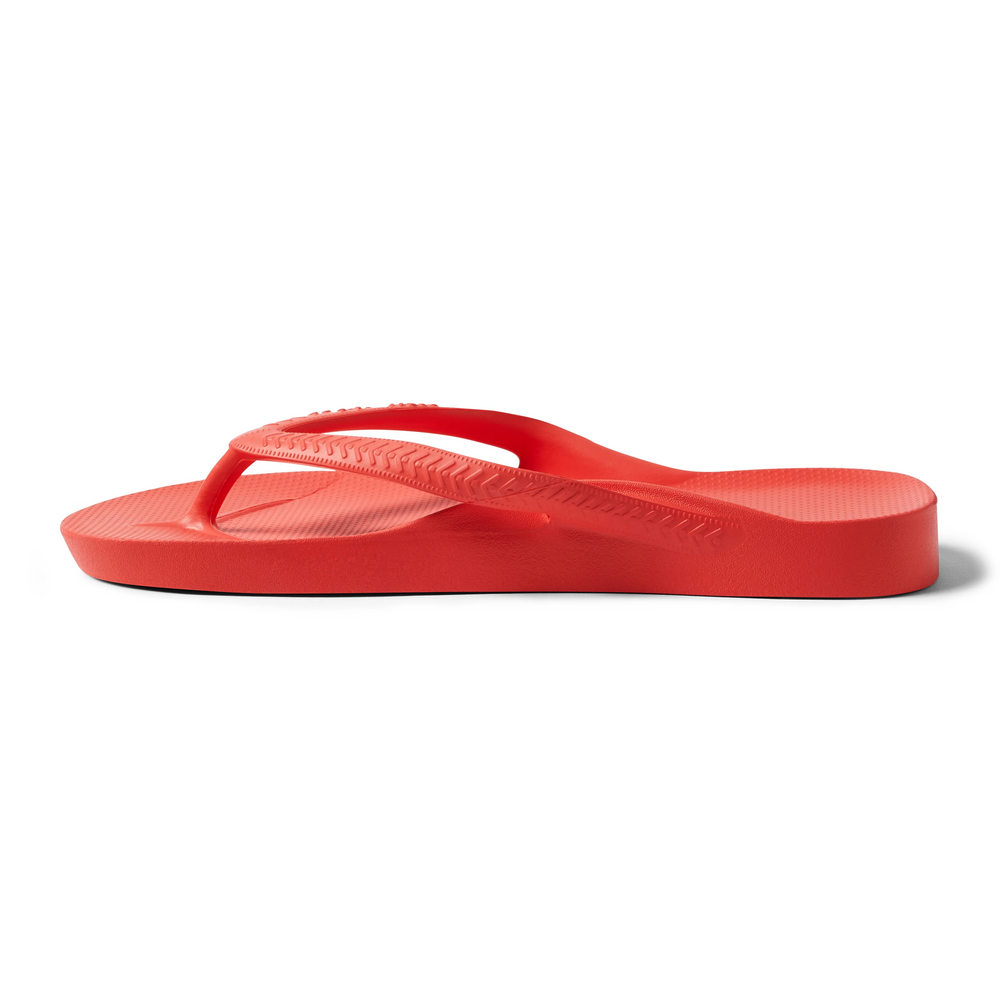 Arch Support Flip Flops - Classic - Coral – Archies Footwear Pty Ltd.