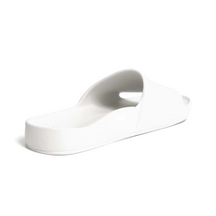 Chanclas tipo slide con soporte para el arco - Clásicas - Blanco