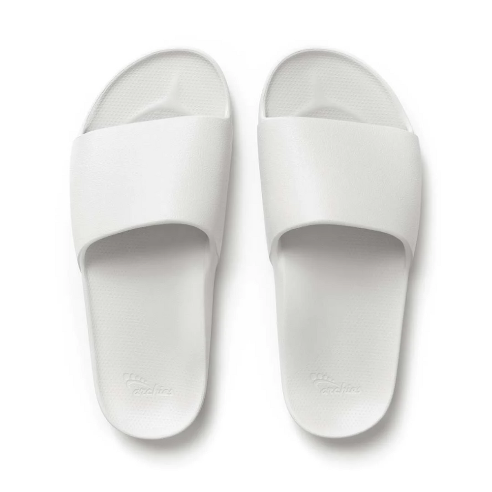  Chanclas tipo slide con soporte para el arco - Clásicas - Blanco 